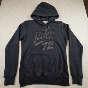 Vintage Nike‎ 72 Black Hoodie Boy's Medium Pullover Nike The Athletic Dept.